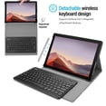 thumbnail image 3 of Funda con teclado ProCase para tablet Surface Pro 7/6/5/4 de 12,3 pulgadas, 3 of 8