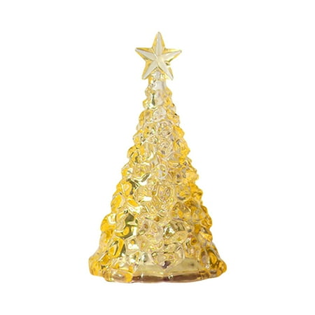

Zauma Clearance Night Lights Lamp for Bedroom Christmas Decorations Christmas Trees Christmas Eve Gifts LED Candle Lights Tabletop Decorations Crystal Night Lights