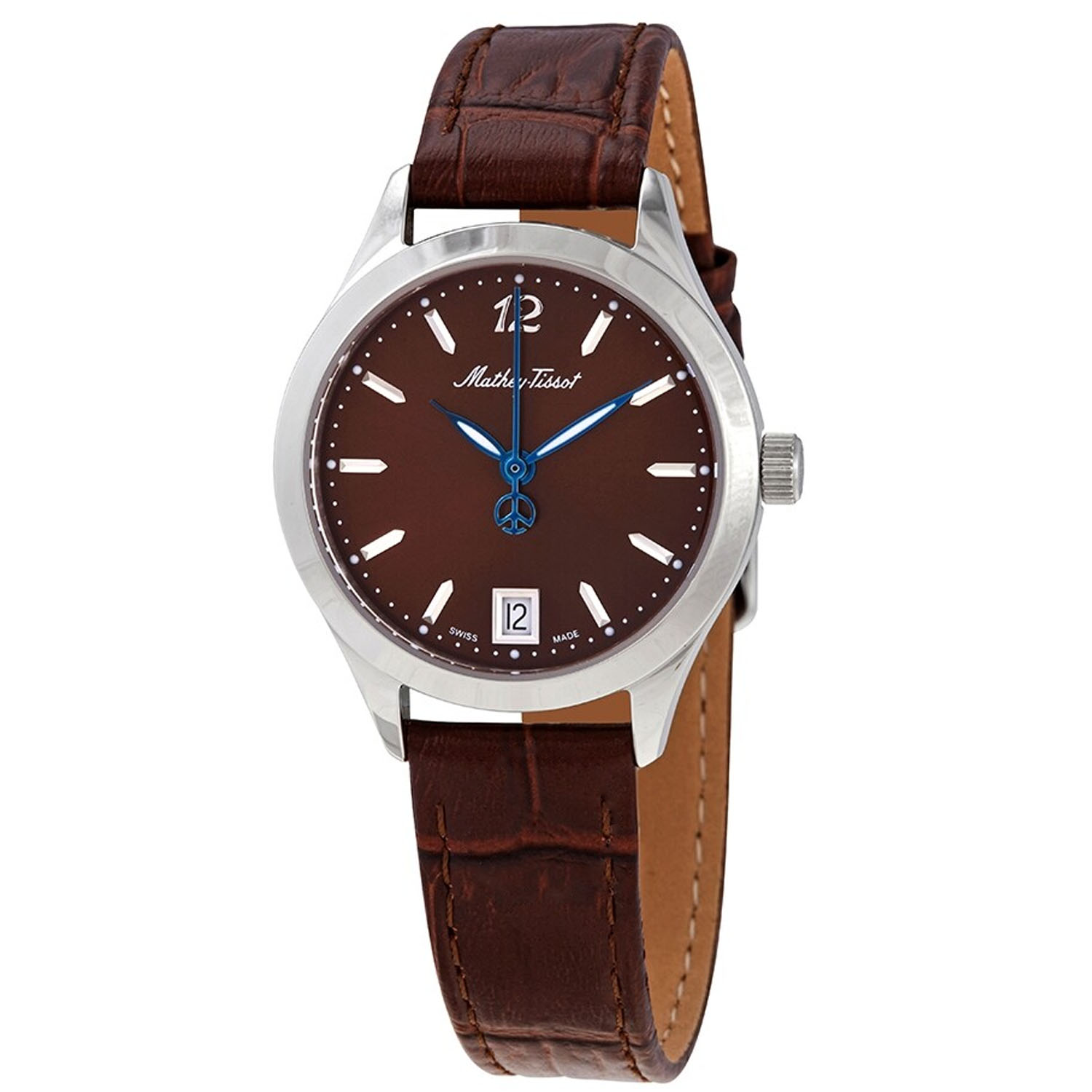 Mathey-Tissot Mathy II Quartz Purple Dial Ladies Watch 