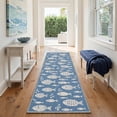 thumbnail image 5 of GENIMO 2'x3' Area Rug for Entryway, Machine Washable Non Slip Low Pile Indoor Door Mat for Front Door Kitchen Bathroom, Soft Animal Print, Dusty Blue, 5 of 5