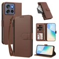 thumbnail image 2 of Heavy Duty Wallet Phone Case for [Motorola Moto G Stylus 2025 5G] with Card Slots and Kickstand Brown, 2 of 5