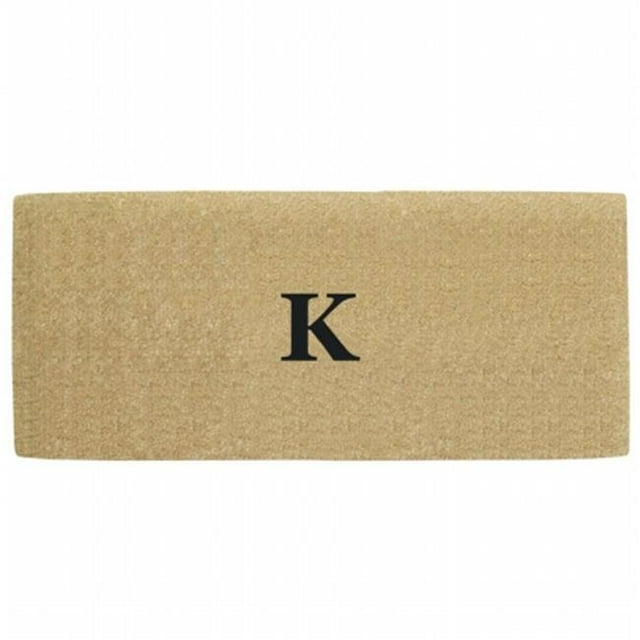 Nedia Home O2176K 36 x 72 Po Robuste Pas de Border Coco Mat Monogrammé K