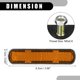 thumbnail image 4 of Reflector universal de 5 piezas de 3,66 x 0,83 - Reflector de seguridad ovalado para motocicleta y bicicleta Unique Bargains Plástico Naranja 9.3x2.1x0.9cm, 4 of 8