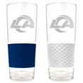 thumbnail image 2 of Great American Products Los Angeles Rams 22oz. Logo Score Pint Glass Two-Piece Set, 2 of 3