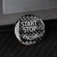 thumbnail image 3 of Carbon Fiber Car Cap Sticker for BMW Keyless Start Stop Button 1 2 3 4 5 6 7 X3, 3 of 11