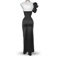 thumbnail image 3 of Vestido de graduación escote de corazón Negro Unitalla, 3 of 3