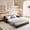 66" + Side Storage + Grey, variant on Velvet 3-in-1 Convertible and Pull Out Sleeper Sofa with Side Storage
