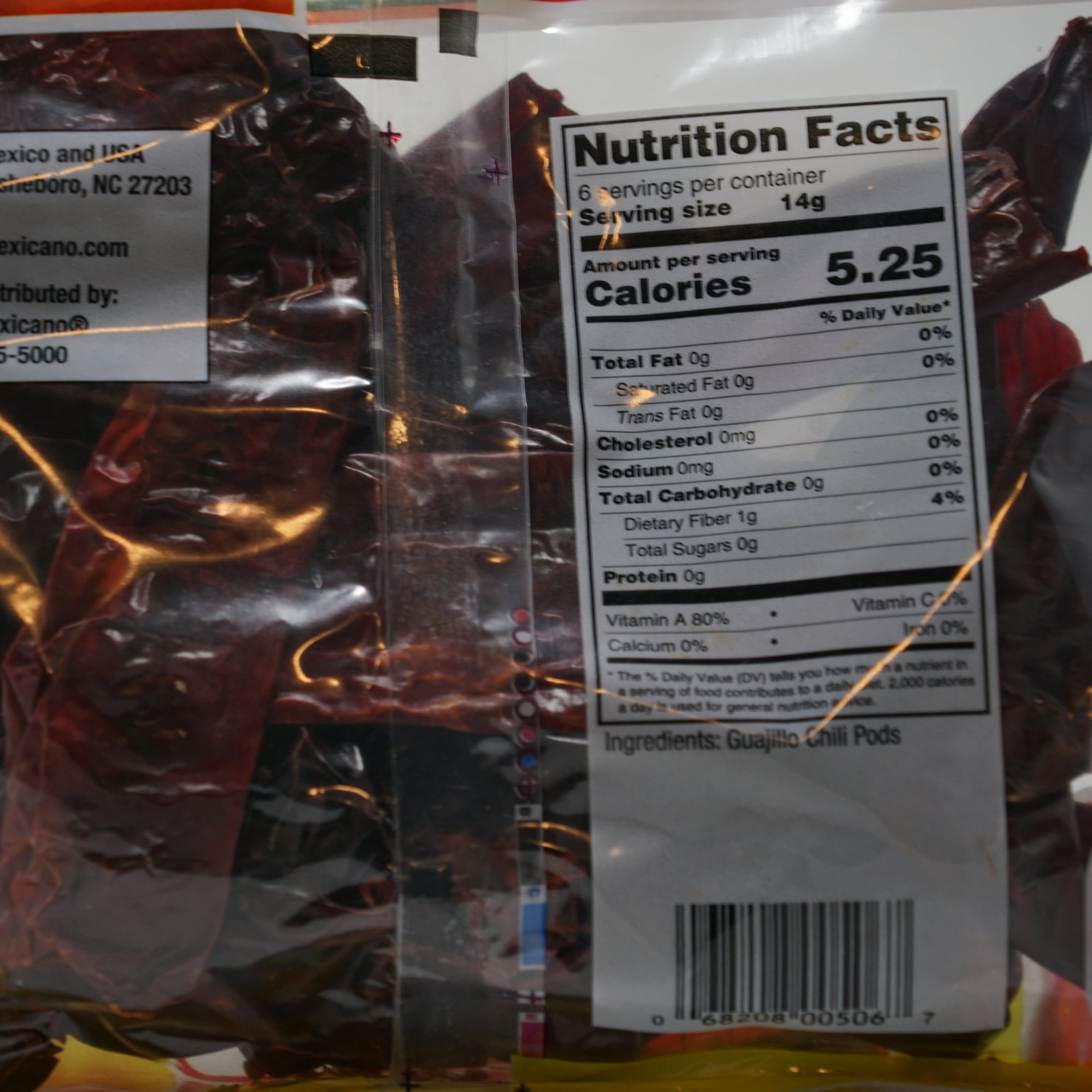 El Club Mexicano Dried Guajillo Chili Pods - Medium Heat