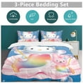thumbnail image 5 of Hello Kitty 3-Piece Comforter Set for Bedroom, Hello Kitty Bedding Set for Kids Adults, Soft Microfiber Duvet Cover Set with Zipper Closure, 1 Duvet Cover + 2 Pillow Covers, 5 of 8