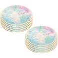 thumbnail image 1 of unbranded 10Ud Platos Desechables De Papel Para Cena Y Uso En Fiestas Y Reuniones, 1 of 6