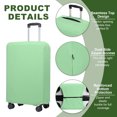 thumbnail image 3 of Uxcell Luggage Cover Protector for Travel and Business Trips with Elastic Design for Travel Business 19-21 inch Light Green, 3 of 7