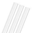 thumbnail image 1 of Tubo plástico transparente de 3 piezas, ID de 12 mm [0.47"] x OD de 14 mm [0.55"] tuberías redondas de policarbonato rígido de alto impacto [305 mm/12 IN], 1 of 7