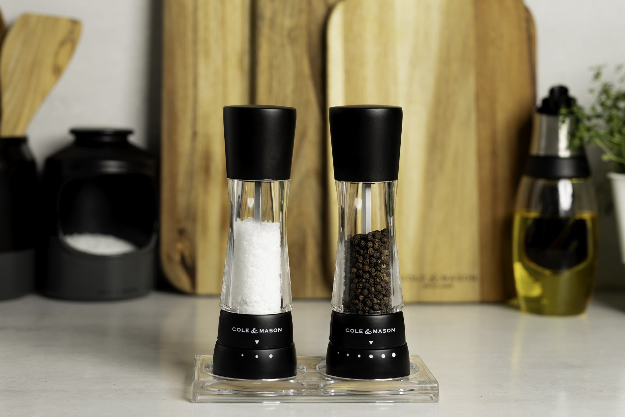 Cole & Mason Derwent Matte Black Pepper Mill