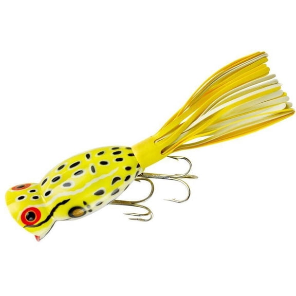 Arbogast Hula Popper 3/8 oz Fishing Lure - Swamp Frog