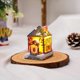 thumbnail image 4 of 6pcs Christmas decorations resin Christmas small house, 4 of 5
