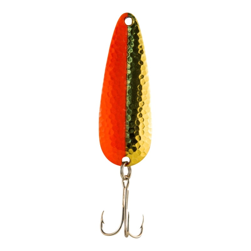 Len Thompson Fishing Lure – 2BF – Original Series Brass and Flame (Orange) - 1oz