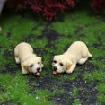 thumbnail image 7 of Holzlrgus Mini Golden Retriever Puppy Miniature Mini Animal Figurines Fairy Garden Miniature Moss Landscape DIY Terrarium Crafts Ornament Accessories for Home DéCor (Set of 8), 7 of 7