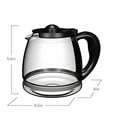 thumbnail image 4 of BLACK+DECKER 12-Cup Replacement Carafe with Duralife Construction, Glass, GC3000B, 4 of 9