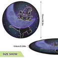 thumbnail image 2 of Cat Witch Hat Kitten Christmas Tree Mats Waterproof Tree Skirt, Happy Halloween Xmas Tree Stand Tray Mat Floor Protector Pad for Holiday Party Decoration, 28.3", 2 of 6