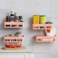 thumbnail image 6 of Pink Wall Mounted Shelf - Space Saving Organizer for Bathroom & Kitchen Storage, 6 of 6