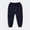 Navy, variant on BRGZLK Kids Cotton Sweatpants Fall Winter Cute Solid Color Elastic Waistband Joggers Pants Ankle Binding Casual Outerwear Pants with Pocket Light Blue 2-3 Years