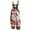 Saffron, variant on Women's Sleeveless Christmas Printed Cotton Jumpsuit - Casual Loose-Fit Romper, Dark Red Size L