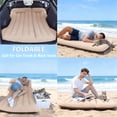 thumbnail image 4 of 6.4ft Portable Foldable Inflatable Mattress, Ergonomic Design, Fits Tesla SUV, Truck, RV, Van & Rear Trunk, Ideal for Tent, Travel, Camping & Holiday Trips, 4 of 11