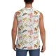 thumbnail image 4 of Fotbe Colorful Bow Knots1 Men's Camiseta sin Mangas Estampada para Hombres, Playera Casual para Gimnasio, Entrenamiento, Playa-Small, 4 of 7