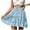 Blue, variant on Lolmot Mid-Calf Skirt, Womens Fashion Casual Summer Printed Mid-Calf Skirt