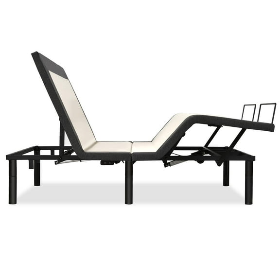 Adjustable Bed Base with Wireless Remote, Electric Adjustable Bed Frame w/Head and Foot Incline, Zero Gravity and Anti Snore, Vibration Massage, USB Ports (Queen)
