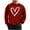 Red3, variant on Timegard Valentines Sweatshirts for Men Print Loose Lightweight Long Sleeve Crewneck Pullover Tops S-3xl