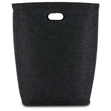 Mainstays Felt Hamper with Handles, Gray