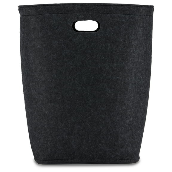 Mainstays Felt Hamper with Handles, Gray, Adult