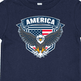 thumbnail image 4 of Inktastic America with Eagle Shield and Banner Boys or Girls Baby T-Shirt, 4 of 5
