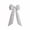 White, variant on 4.92 FT Large Velvet Christmas Tree Topper Bow Ornament,for Wreaths Stair Windows Holiday Decor