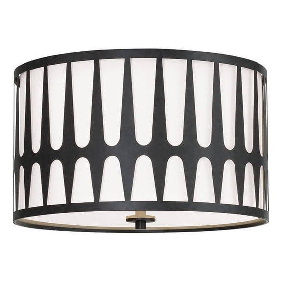 Crystorama Lighting - Royston - 3 Light Flush Mount In Modern and Contemporary