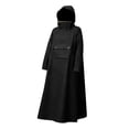 thumbnail image 1 of Poncho impermeable unisex reutilizable con capucha impermeable ropa de lluvia para Negro XL, 1 of 9
