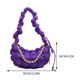 thumbnail image 5 of Bolsa bandolera para mujer, Bolsa de compras plisado con cadena de perlas, Bolsa de viaje para acampada para mujer Tmvgtek Para Estrenar, 5 of 5