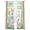 Brown Green, variant on Easter Sheer Curtains 45 Inch Length 2 Panels Set Window Treatments, Country Rabbits Eggs Floral Leaves Butterfly Plaid Rod Pocket Semi Curtains for Living Room/Bedroom/Kitchen Décor, 104"W x 45"L