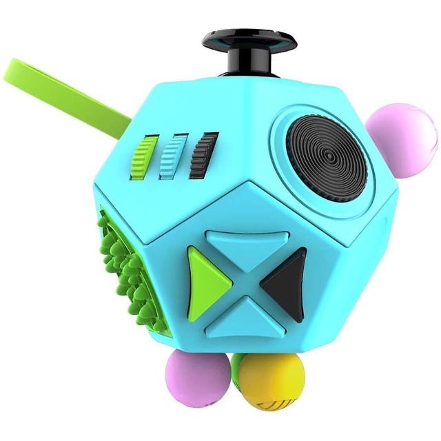 12-side Fidget Cube Relieves Stress And Anxiety Anti Depression Cube