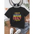 thumbnail image 2 of Sunny Days, Adorable 'I Have a Crazy Grandma' Girls' T-Shirt - Soft Cotton, Round Neck, Short Sleeve - Perfect for Spring/Summer Fun, 2 of 7