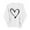 White-C, variant on Valentine Sweatshirts For Women Long Sleeve Crew Neck Print Pullover Tops Casual Loose Trendy Clothes (XS, White-C)