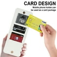 thumbnail image 3 of Allytechgroup Wallet Case for Samsung Galaxy Z Flip 4 with Crossbody Strap, Premium PU Leather Zipper Pocket Shockproof Cards Holder Phone Case for Women Girls, White, 3 of 8