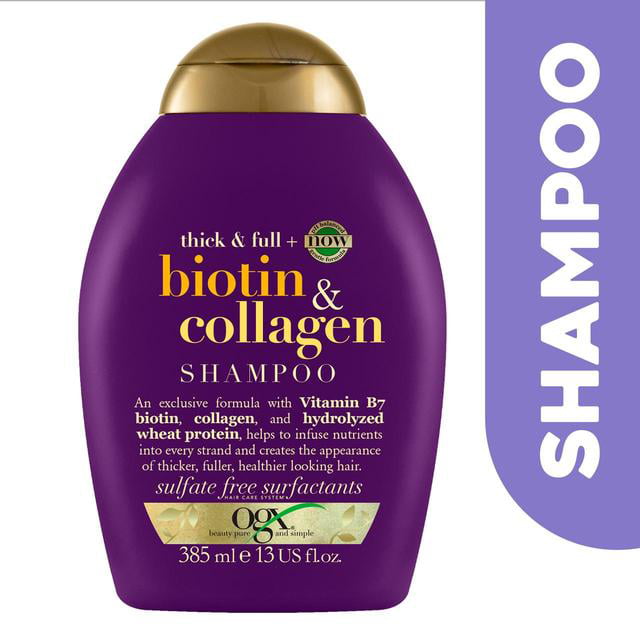 Amorous burst barbermaskine OGX Thick & Full+ Biotin & Collagen pH Balanced Shampoo 385ml - European  Version NOT North American Variety - Imported from United Kingdom by  Sentogo - SOLD AS A 2 PACK - Walmart.com