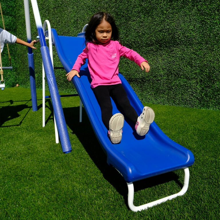 Sportspower Outdoor Super 8 Fun Metal Swing Set with 6' Heavy Duty