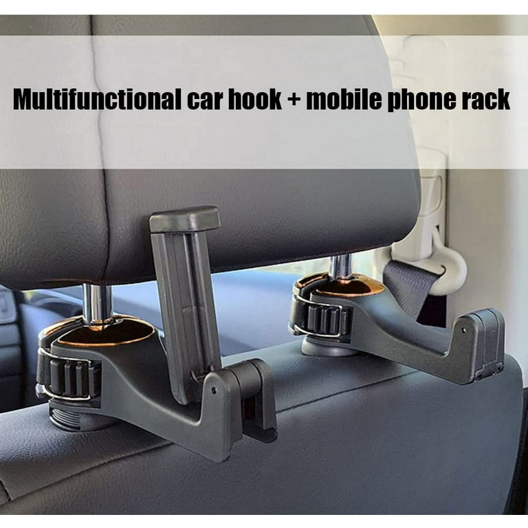 Car Seat Back Hooks & Phone holder