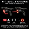 thumbnail image 2 of HOOTEK Bike Tail Light Smart - with Brake Sensing Bicycle Rear Lights for Night Ride, 8 Smart Modes Bright LED Back Lights, USB-C Rechargeable, IPX6 Waterproof, Cycling Safety Taillight Accessories, 2 of 8