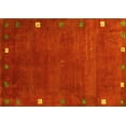 thumbnail image 1 of Ahgly Company Indoor Rectangle Abstract Yellow Contemporary Area Rugs, 2' x 3', 1 of 4