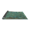 thumbnail image 2 of Ahgly Company Indoor Square Southwestern Light Blue Country Area Rugs, 7' Square, 2 of 4