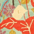 thumbnail image 4 of SAFAVIEH Blossom Michelle Floral Flowers Wool Area Rug, Blue/Multi, 2'6" x 4', 4 of 5